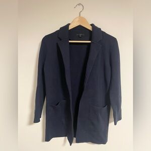 J. Crew Navy Knit Blazer XXS